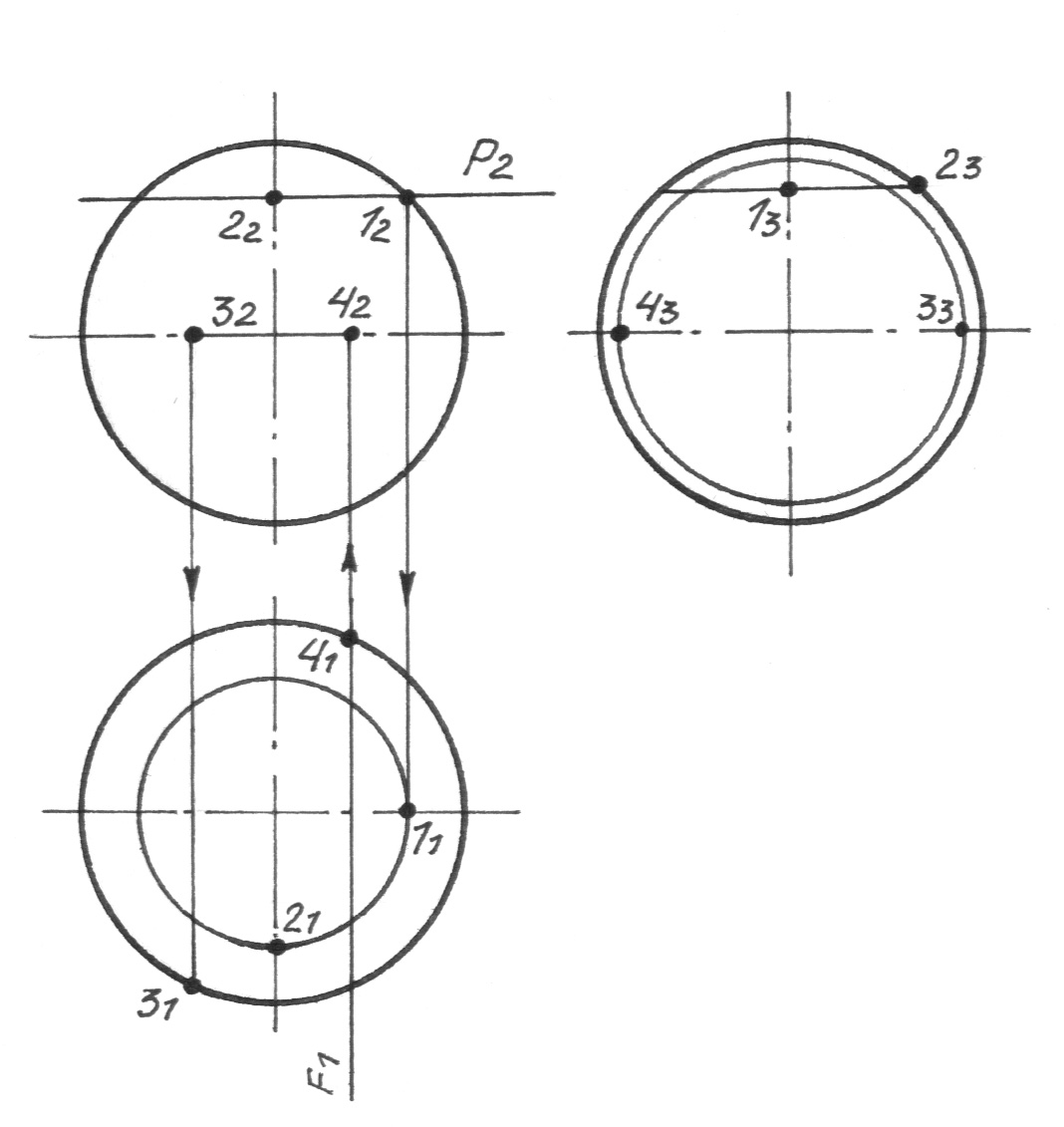 Проекции в шаре. Цилиндрическим сквозным отверстием (диаметр отв. 30). Проекционное черчение сферы. Сечение сферы в 3 проекциях. Начертательная геометрия проекция шара.